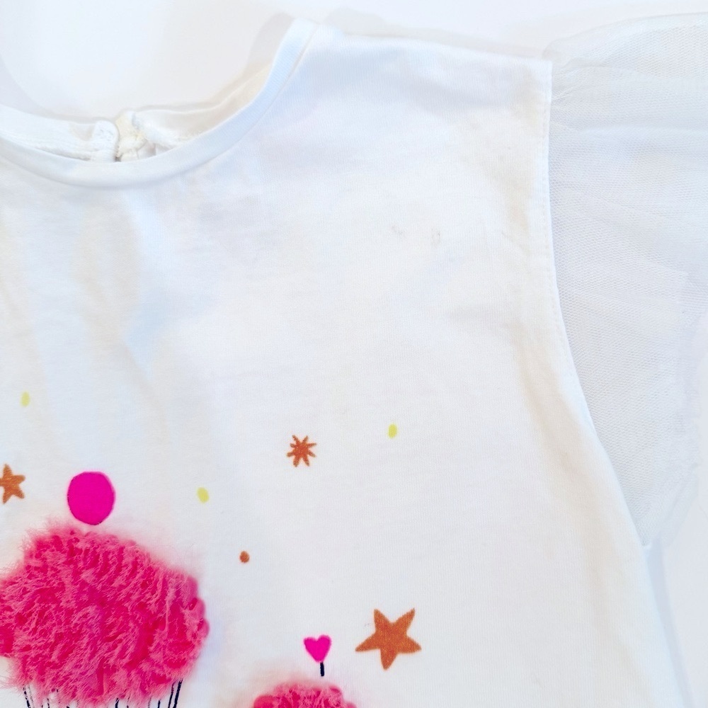 Zara 3-4T Tulle Sleeve Top - Picture 4 of 7